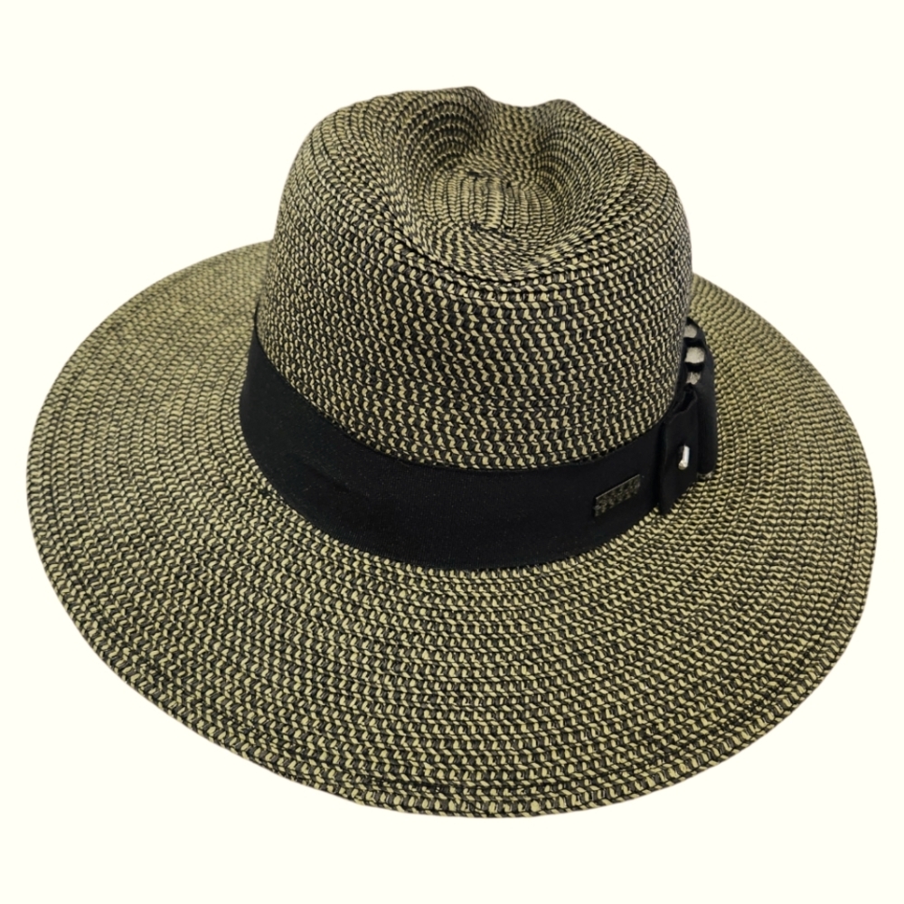 Betmar New York ELLERY Braided Safari Fedora Hat One Size UPF‎ 50+ NWT - Picture 4 of 11
